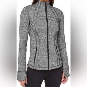 Lululemon Define Jacket, Heather Grey, Size 6.